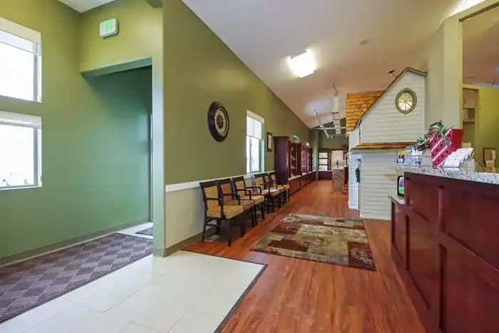 Waiting area inside Riverton Family Eye Care