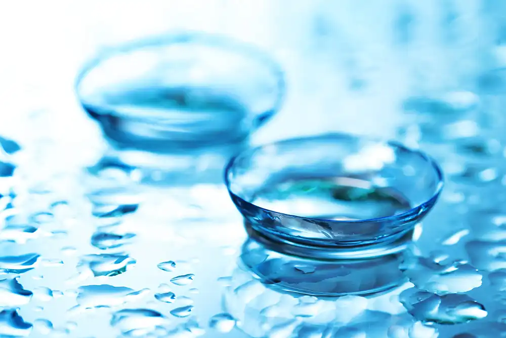Contact lens exam at Riverton Family Eye Care
